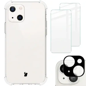 Hurtownia GSM - Bizon Case Clear Pack Hülle + 2x Bildschirmglas + Objektivglas Apple iPhone 13 klar - BIZ147 - {ean13} - Hurt