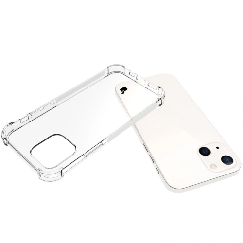 Etui + 2x szkło na ekran + obiektyw Bizon Case Clear Pack do Apple iPhone 13 przezroczyste