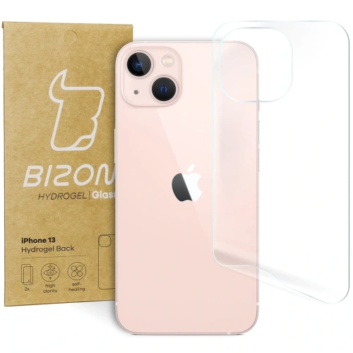 Folia hydrożelowa na tył Bizon Glass Hydrogel Apple iPhone 13 [2 PACK]