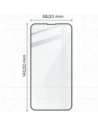 Hurtownia GSM - Sklářské sklo Bizon Glass Edge - [2 PACK] + ochrana na objektiv Apple iPhone 13 černé - BIZ150 - {ean13} - Hurt