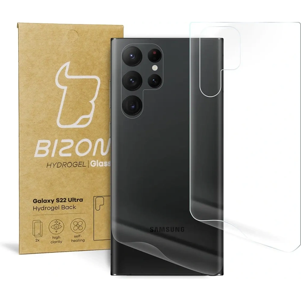 Hurtownia GSM - Bizon Glass Hydrogel Samsung Galaxy S22 Ultra [2 PACK] - BIZ151 - {ean13} - Hurt
