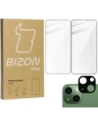 Bizon Glass Edge tempered glass - [2 PACK] + lens protection Apple iPhone 13 Mini black