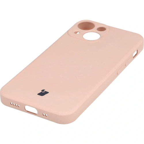 Etui Bizon Case Silicone do Apple iPhone 13 Mini jasnoróżowe