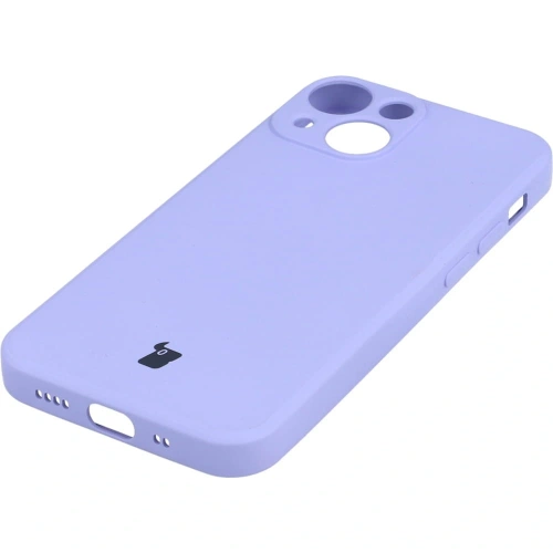 Etui Bizon Case Silicone do Apple iPhone 13 Mini fioletowe
