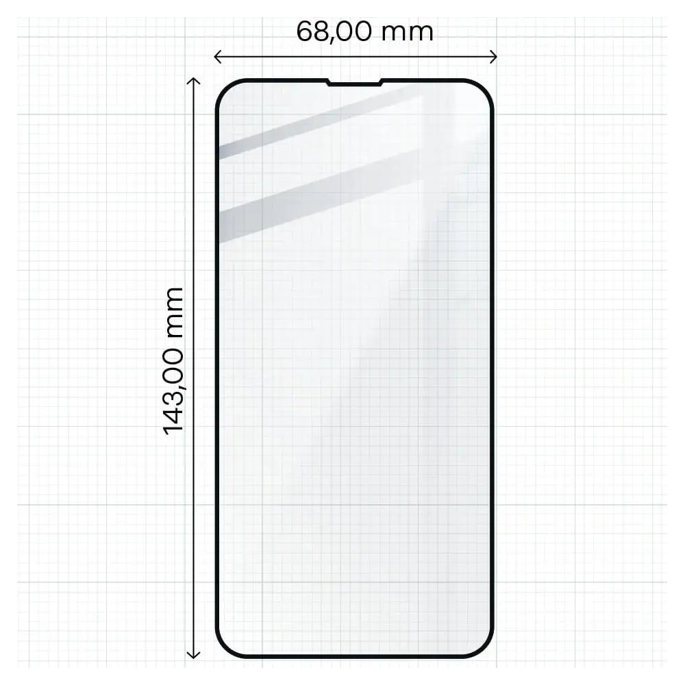 Wholesale Bizon Glass Edge tempered glass - [2 PACK] + lens protection Apple iPhone 13 Pro black - BIZ160 - {ean13} - Hurt