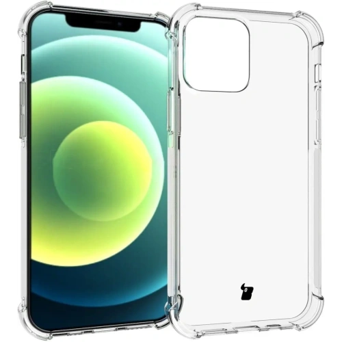 Etui + 2x szkło na ekran + obiektyw Bizon Case Clear Pack do Apple iPhone 13 Pro przezroczyste