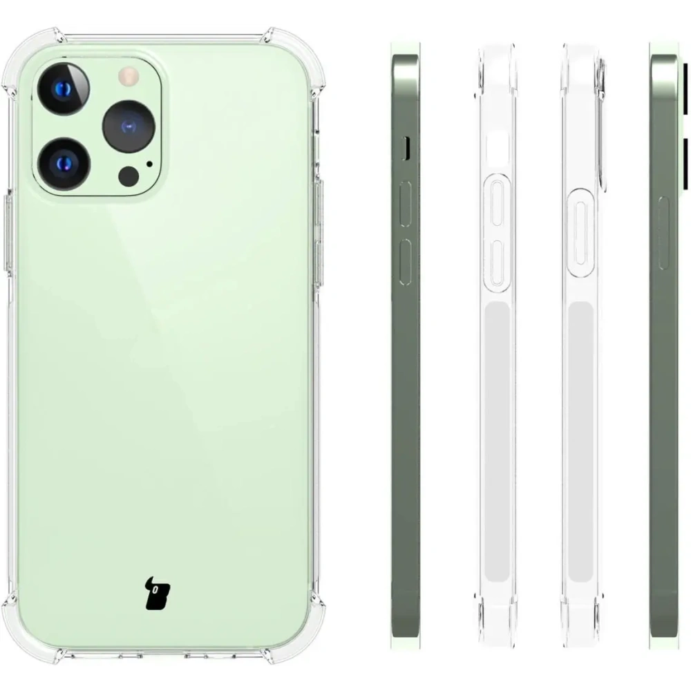 Hurtownia GSM - Bizon Case Clear Pack tok + 2x kijelző üveg + lencse üveg Apple iPhone 13 Pro átlátszó - BIZ161 - {ean13} - Hurt