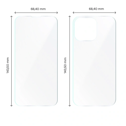 Folia hydrożelowa na tył i przód Bizon Glass Hydrogel Apple iPhone 13 Pro