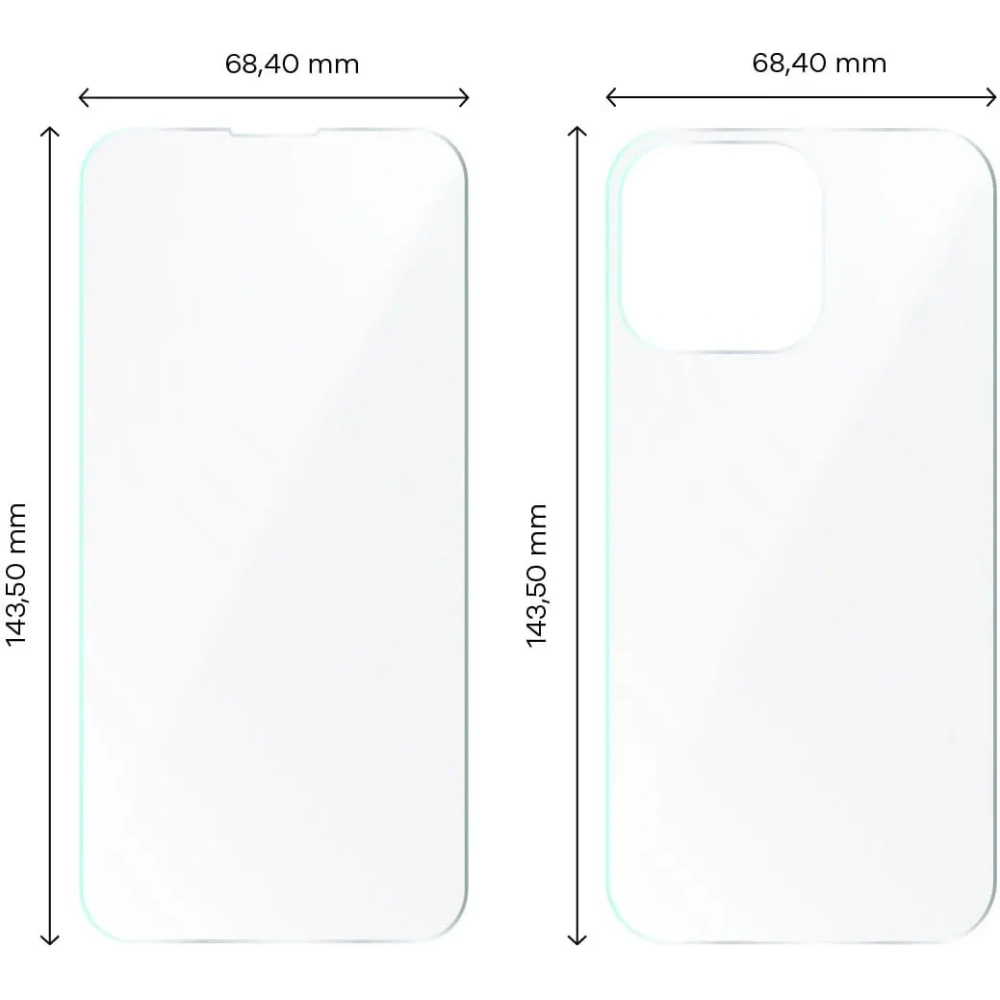 Hurtownia GSM - Folia hydrożelowa na tył i przód Bizon Glass Hydrogel Apple iPhone 13 Pro - BIZ164 - {ean13} - Hurt
