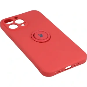Hurtownia GSM - Etui Bizon Case Silicone Ring do Apple iPhone 13 Pro Max tmavě růžová - BIZ165 - {ean13} - Hurt