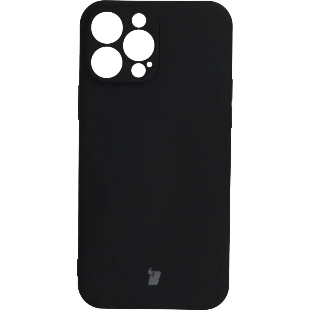 Hurtownia GSM - Etui Bizon Case Silicone do Apple iPhone 13 Pro Max czarne - BIZ166 - {ean13} - Hurt