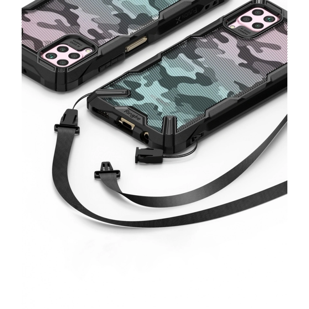 Hurtownia GSM - Etui Ringke Fusion-X Huawei P40 Lite Camo (Moro) Black - RGK1141MOB - {ean13} - Hurt