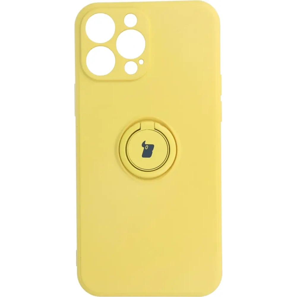 Hurtownia GSM - Bizon Case Szilikon Gyűrű Apple iPhone 13 Pro Max sárga - BIZ168 - {ean13} - Hurt