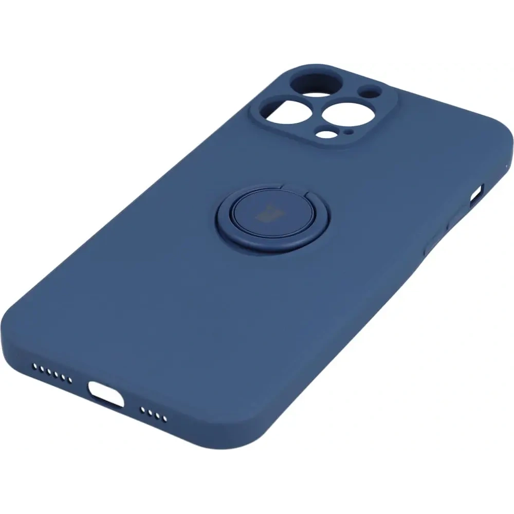 Hurtownia GSM - Etui Bizon Case Silicone Ring do Apple iPhone 13 Pro Max granatowe - BIZ171 - {ean13} - Hurt
