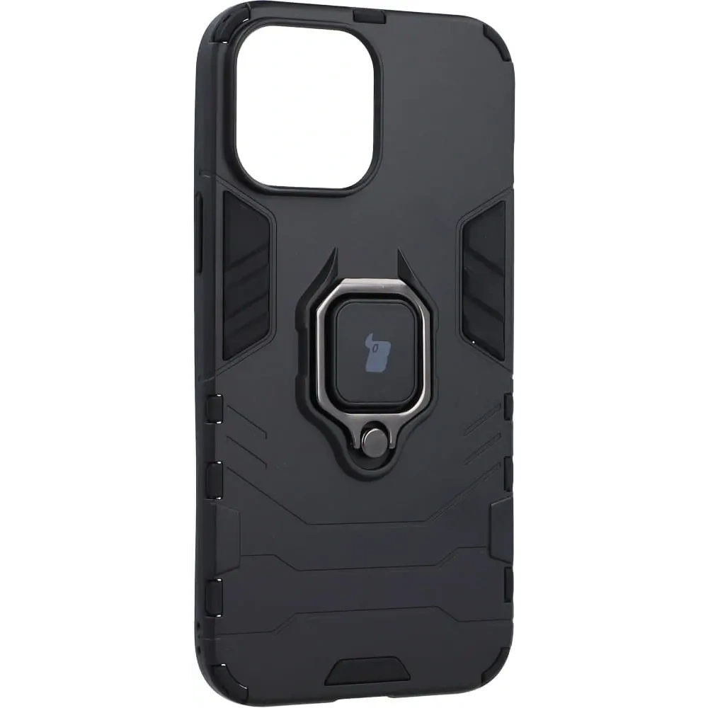 Hurtownia GSM - Bizon Case Armor Gyűrű Apple iPhone 13 Pro Max fekete - BIZ172 - {ean13} - Hurt