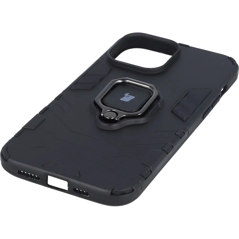 Hurtownia GSM - Bizon Case Armor Gyűrű Apple iPhone 13 Pro Max fekete - BIZ172 - {ean13} - Hurt