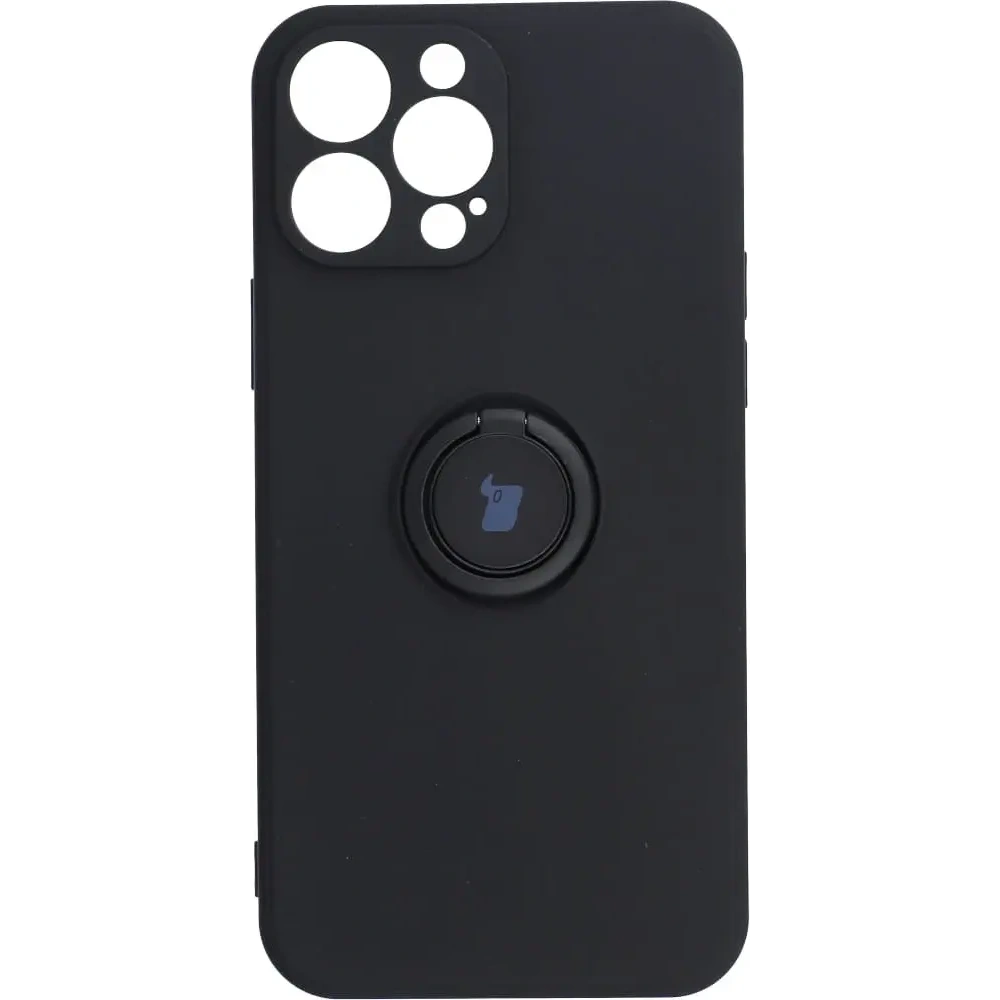 Hurtownia GSM - Bizon Case inel de silicon Apple iPhone 13 Pro Max negru - BIZ174 - {ean13} - Hurt
