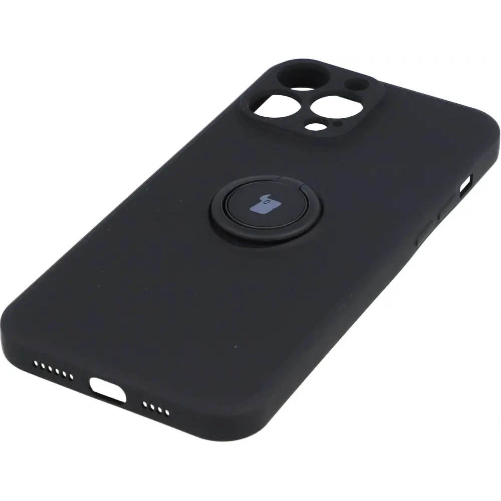 Hurtownia GSM - Bizon Case inel de silicon Apple iPhone 13 Pro Max negru - BIZ174 - {ean13} - Hurt
