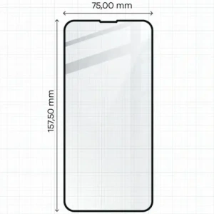 Hurtownia GSM - Tvrzené sklo Bizon Glass Edge pro Apple iPhone 13 Pro Max černé - BIZ176 - {ean13} - Hurt