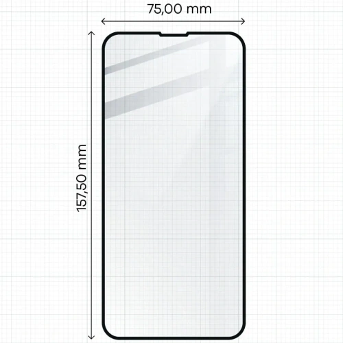 Szkło hartowane Bizon Glass Edge do Apple iPhone 13 Pro Max czarne