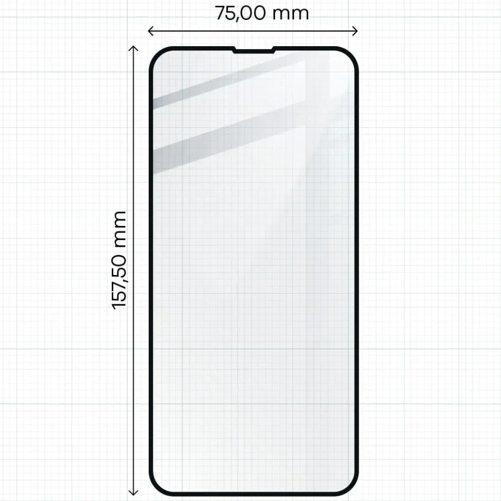Hurtownia GSM - Bizon Glass Edge Apple iPhone 13 Pro Max negru - BIZ176 - {ean13} - Hurt
