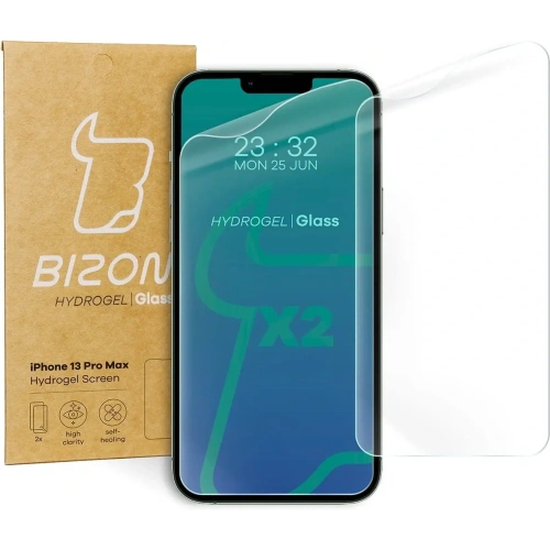 Folia hydrożelowa na ekran Bizon Glass Hydrogel Apple iPhone 13 Pro Max [2 PACK]