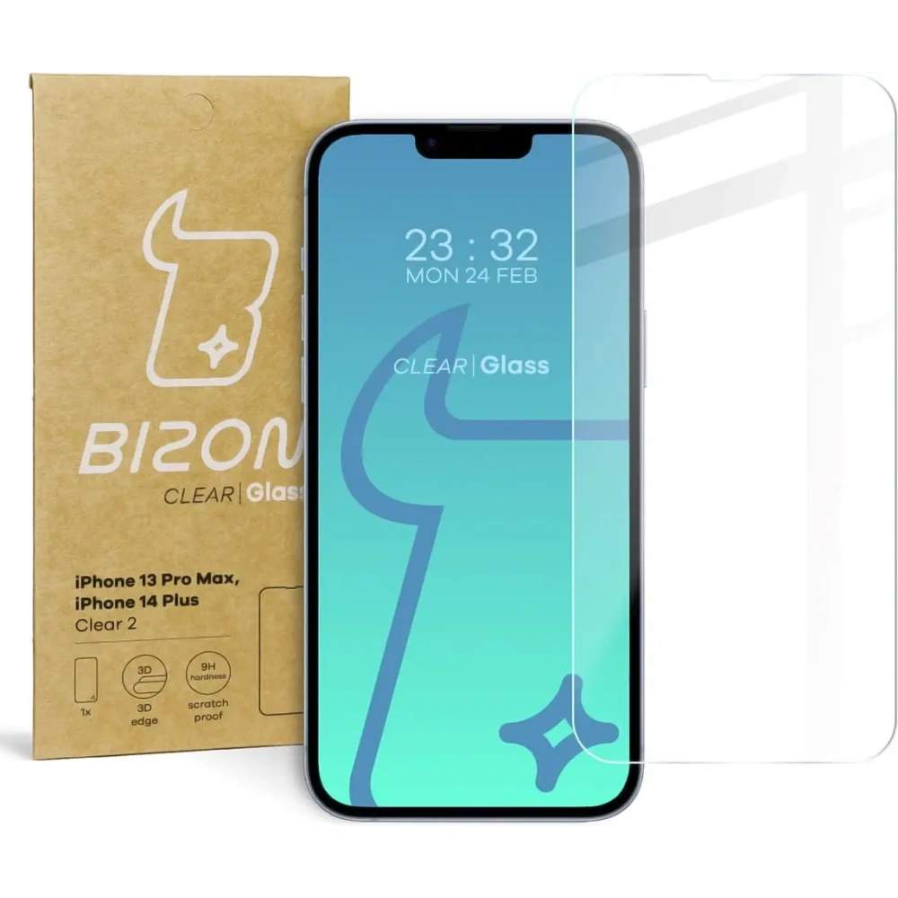 Hurtownia GSM - Bizon Glass Clear 2 Apple iPhone 14 Plus / Apple iPhone 13 Pro Max - BIZ179 - {ean13} - Hurt