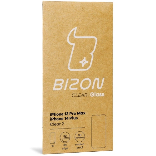 Szkło hartowane Bizon Glass Clear 2 do Apple iPhone 14 Plus / Apple iPhone 13 Pro Max