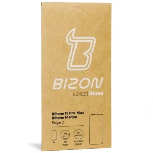 Hurtownia GSM - Sklo tvrzené Bizon Glass Edge 2 pro Apple iPhone 14 Plus / 13 Pro Max černé - BIZ180 - {ean13} - Hurt