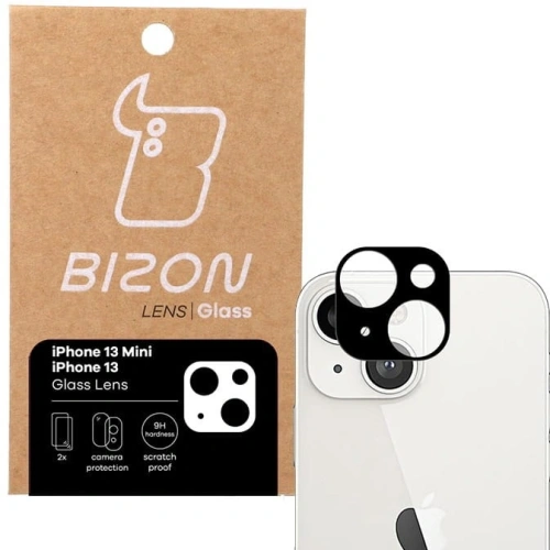 Szkło na aparat Bizon Glass Lens do Apple iPhone 13 / 13 Mini [2 PACK]