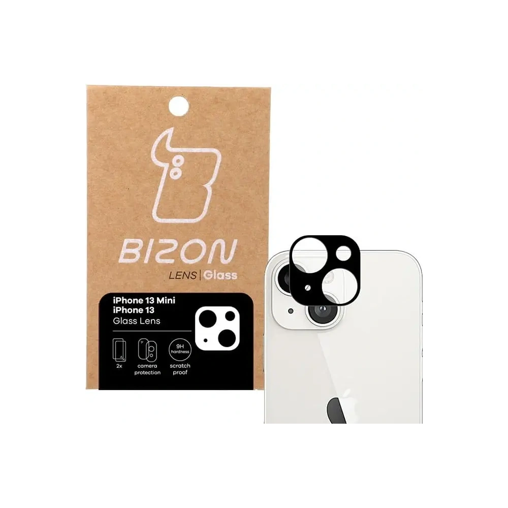 Hurtownia GSM - Sklo na aparát Bizon Glass Lens do Apple iPhone 13 / 13 Mini [2 PACK] - BIZ182 - {ean13} - Hurt