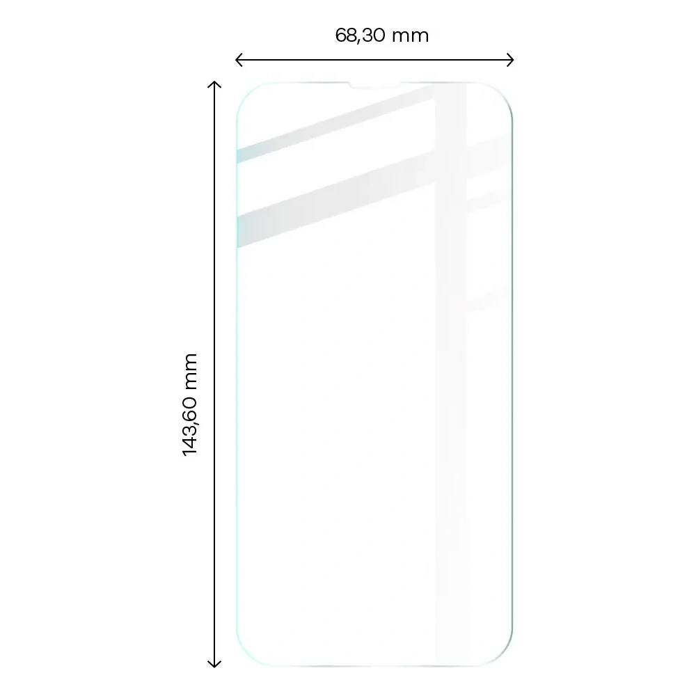Hurtownia GSM - Sklo tvrzené Bizon Glass Clear 2 pro Apple iPhone 14 / 13 / 13 Pro - BIZ185 - {ean13} - Hurt