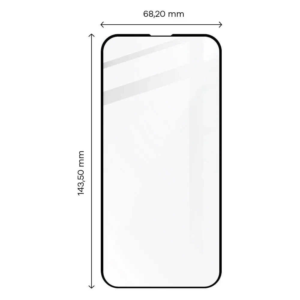 Wholesale Bizon Glass Edge 2 Apple iPhone 14 / 13 / 13 Pro black - BIZ187 - {ean13} - Hurt