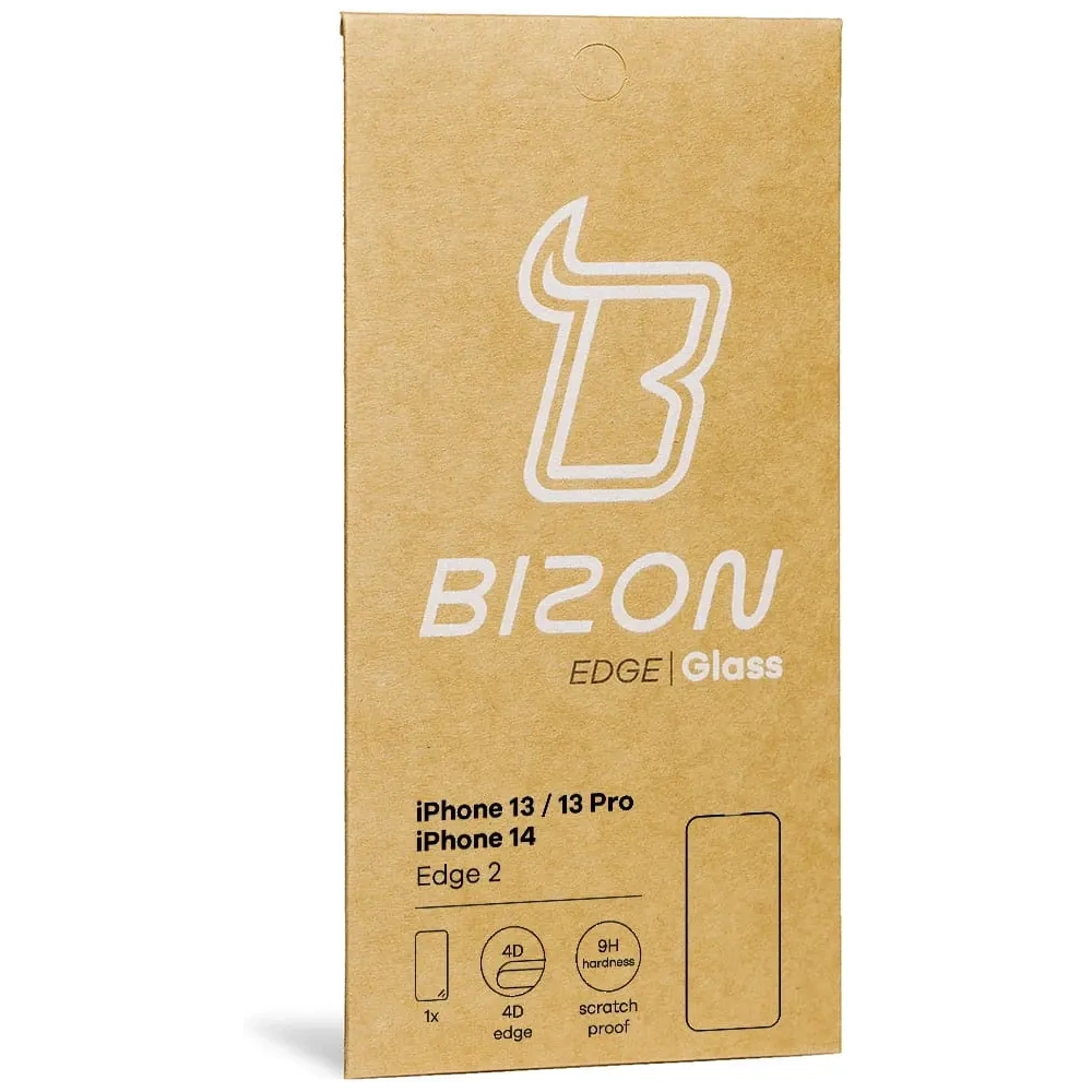 Wholesale Bizon Glass Edge 2 Apple iPhone 14 / 13 / 13 Pro black - BIZ187 - {ean13} - Hurt