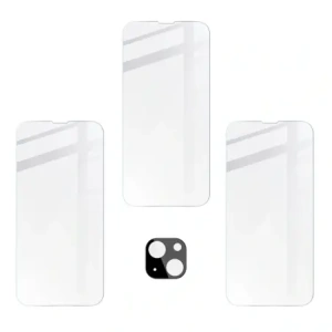 Hurtownia GSM - 3x Sklo na displej + sklo na kameru BIZON pro Apple iPhone 14 - BIZ190 - {ean13} - Hurt