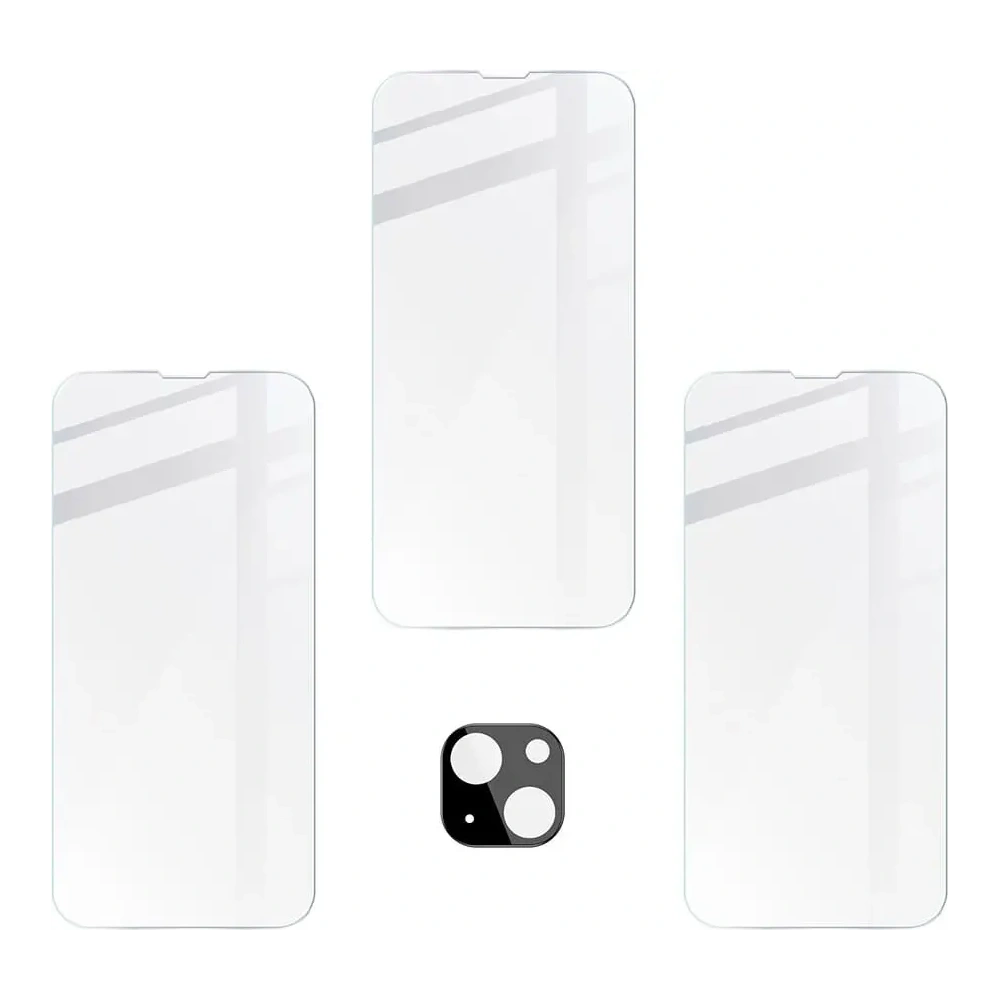 Wholesale BIZON 3x screen glass + camera glass Apple iPhone 14 - BIZ190 - {ean13} - Hurt
