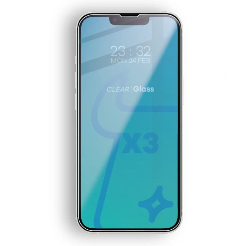 3x Szkło na ekran + szkło na aparat BIZON do Apple iPhone 14