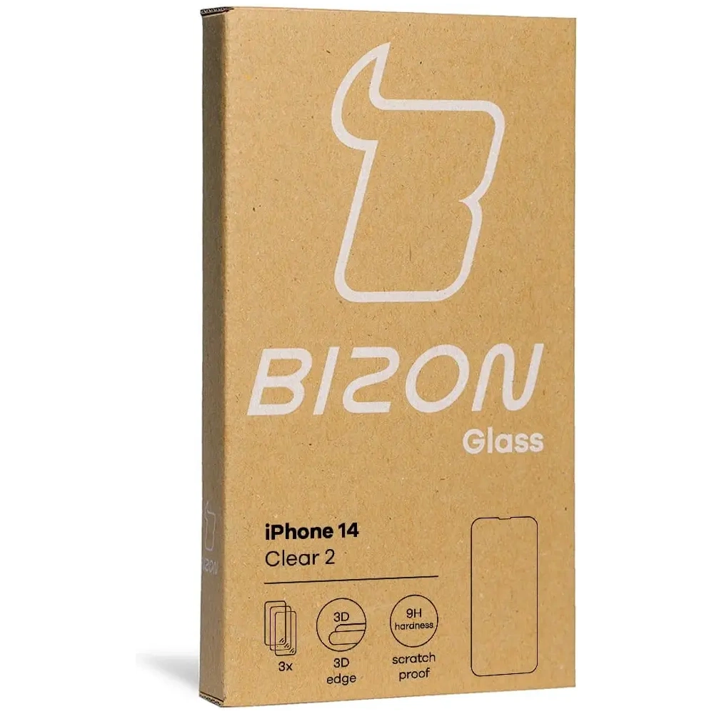 Wholesale BIZON 3x screen glass + camera glass Apple iPhone 14 - BIZ190 - {ean13} - Hurt