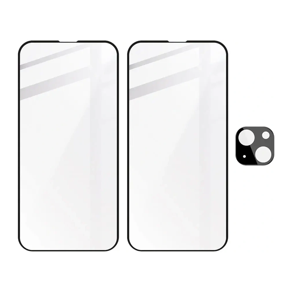 Wholesale BIZON 2x screen glass + camera glass Apple iPhone 14 - BIZ193 - {ean13} - Hurt