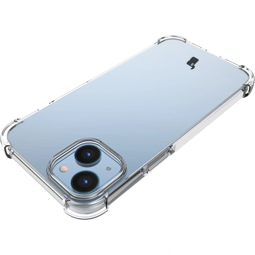 Etui + 2x szkło na ekran + obiektyw Bizon Case Clear Pack do Apple iPhone 14 przezroczyste