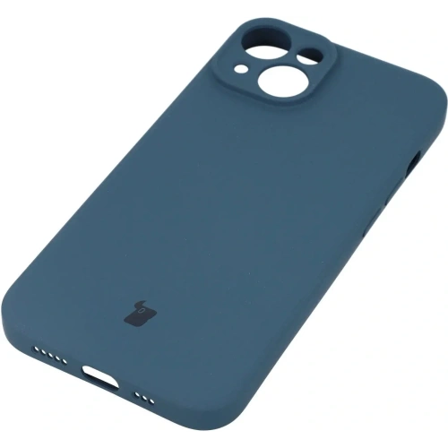 Etui Bizon Case Silicone do Apple iPhone 14 granatowe