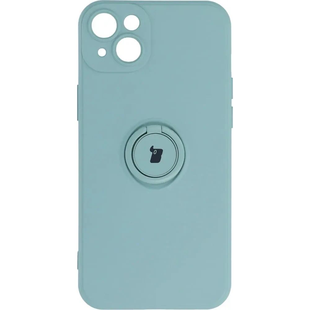 Hurtownia GSM - Bizon Case Silicone Ring Sq Apple iPhone 14 Plus turcoaz - BIZ198 - {ean13} - Hurt