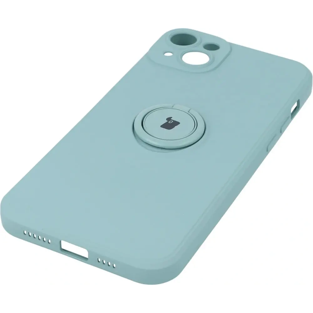 Hurtownia GSM - Bizon Case Silicone Ring Sq Apple iPhone 14 Plus turcoaz - BIZ198 - {ean13} - Hurt