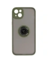 Hurtownia GSM - Bizon Case Hybrid Ring Apple iPhone 14 Plus fumuriu cu un cadru verde - BIZ199 - {ean13} - Hurt