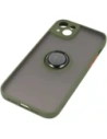 Hurtownia GSM - Bizon Case Hybrid Ring Apple iPhone 14 Plus fumuriu cu un cadru verde - BIZ199 - {ean13} - Hurt