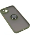 Hurtownia GSM - Bizon Case Hybrid Ring Apple iPhone 14 Plus fumuriu cu un cadru verde - BIZ199 - {ean13} - Hurt