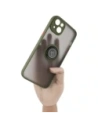 Hurtownia GSM - Bizon Case Hybrid Ring Apple iPhone 14 Plus fumuriu cu un cadru verde - BIZ199 - {ean13} - Hurt