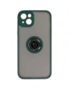Hurtownia GSM - Bizon Case Hybrid Ring Apple iPhone 14 Plus fumuriu cu un cadru verde închis - BIZ205 - {ean13} - Hurt