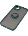 Hurtownia GSM - Bizon Case Hybrid Ring Apple iPhone 14 Plus fumuriu cu un cadru verde închis - BIZ205 - {ean13} - Hurt