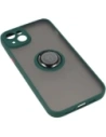 Hurtownia GSM - Bizon Case Hybrid Ring Apple iPhone 14 Plus fumuriu cu un cadru verde închis - BIZ205 - {ean13} - Hurt